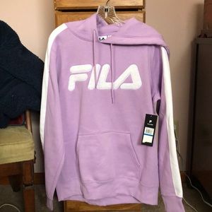 Purple Fila Hoodie